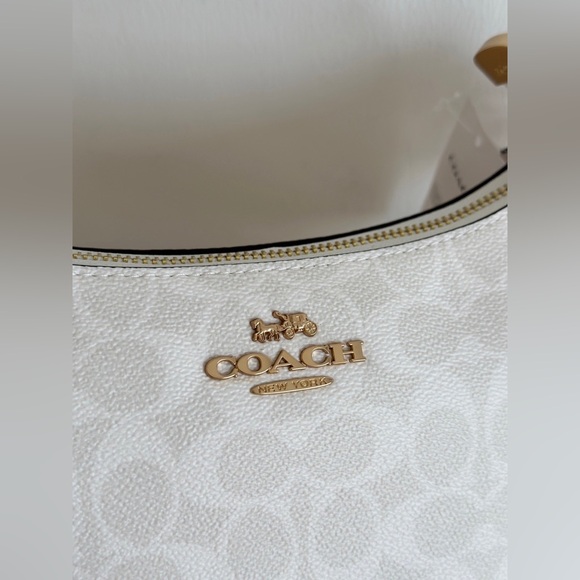 NWT coach Teri Shoulder Bag In Signature Canvas - Picture 6 of 9